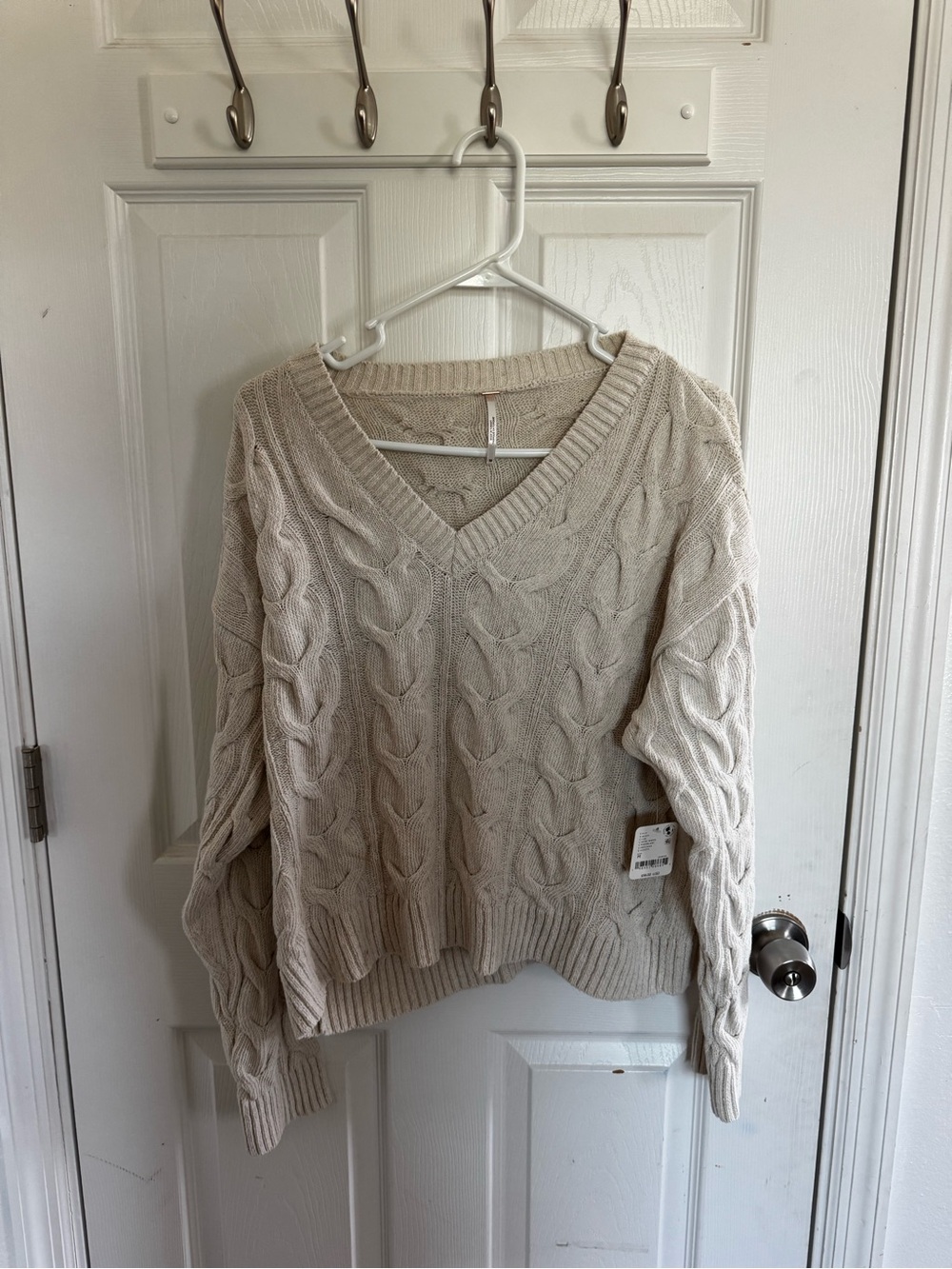 Free People Cable Knit Sweater